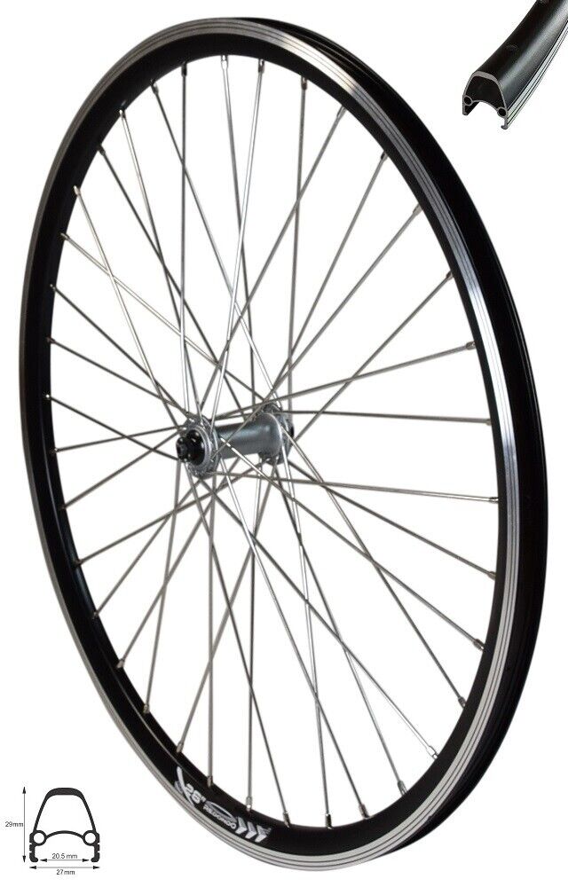 Chamber Rim 24 REDONDO 26 inch E-Bike front wheel black hollow chamber rim with Shima ...